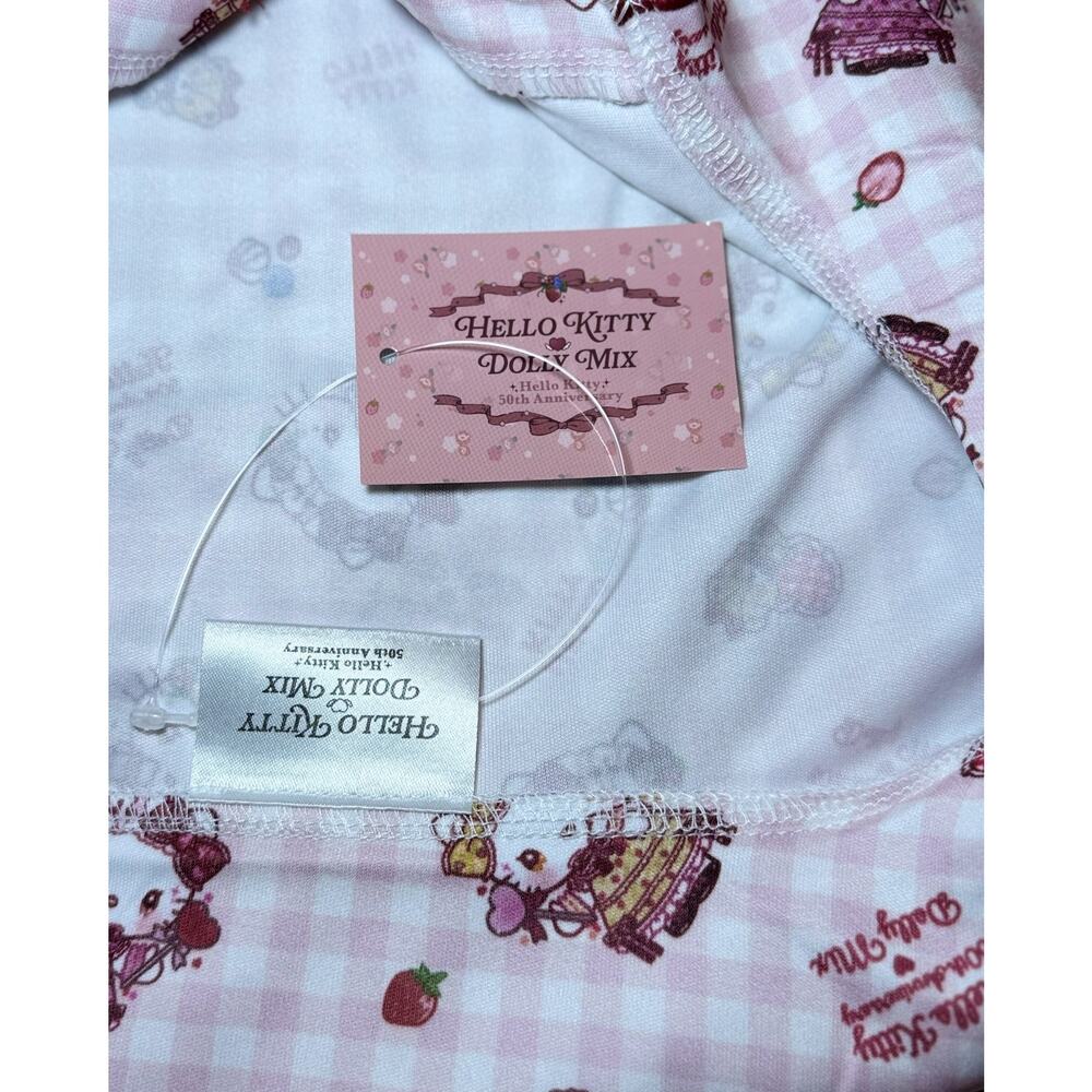 Sanrio Hello Kitty Dolly Mix Roomwear Nightgown Pajamas Lolita Bonnet Headdress - Picture 6 of 16